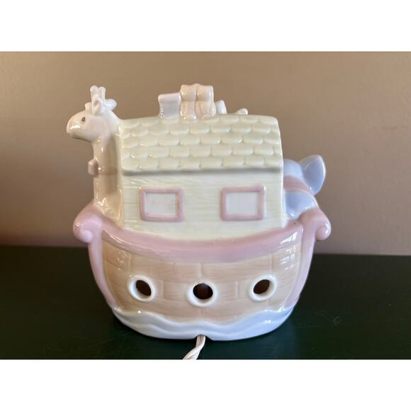 Vintage 1992 Precious Moments Ceramic Noah's Ark, The Enesco Collection - Picture 3 of 7